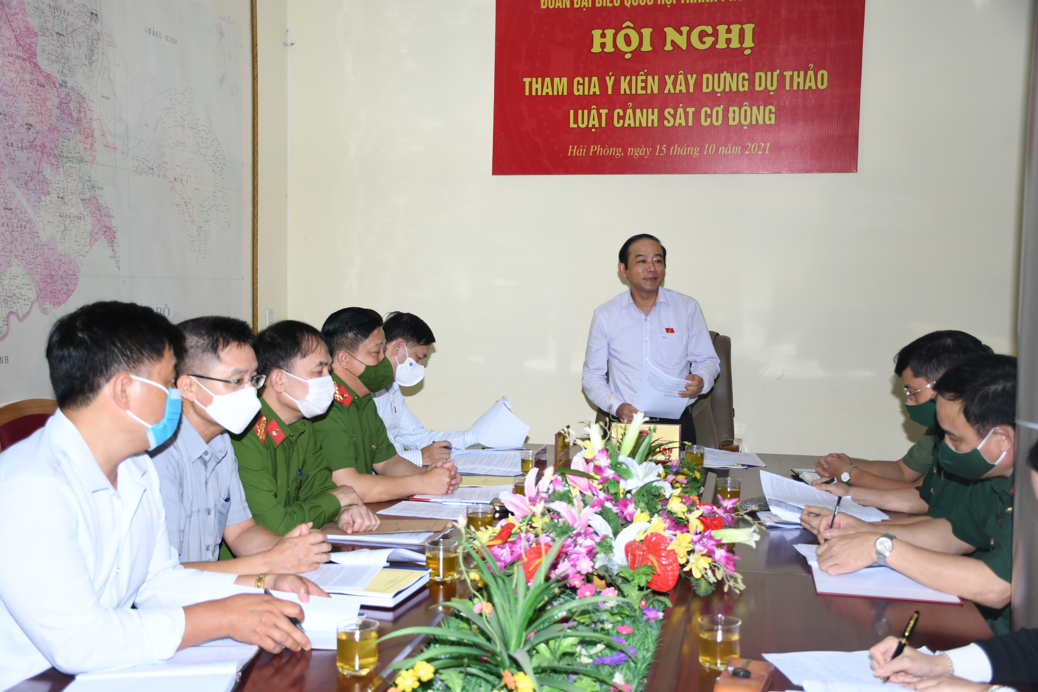 Hội nghị tham gia ý kiến xây dựng dự thảo Luật Cảnh sát cơ động